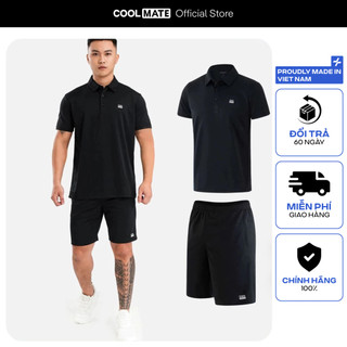 CoolActive Box  Đồ bộ thể thao nam vận động thoải mái màu ĐEN Coolmate