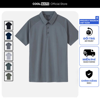  Áo Polo thể thao nam Active V2 thoáng khí nhanh khô Coolmate