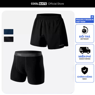 Combo Ultra Run Quần shorts thể thao chạy bộ Ultra Fast & Quần lót thể thao chạy bộ Coolmate