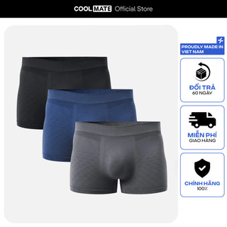 Combo 3 Quần Lót Nam Trunk Dệt Seamless thoáng khí nhanh khô Coolmate