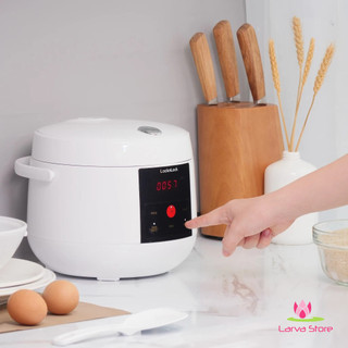 Nồi cơm điện locknlock digital rice cooker ejr313wht 1.0 lít 350w - nồi điện tử đa chức năng nấu