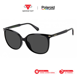 Kính mát nữ chính hãng polaroid pld4125gs_57 kiểu dáng oval phong cách thời trang | eyewear hut