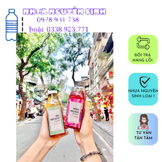 (Hoả Tốc HN) Combo 10 chai nhựa 330ml kèm nắp