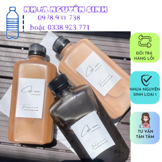 (Hoả Tốc HN) Chai nhựa trà sữa 330ml nhựa nguyên sinh