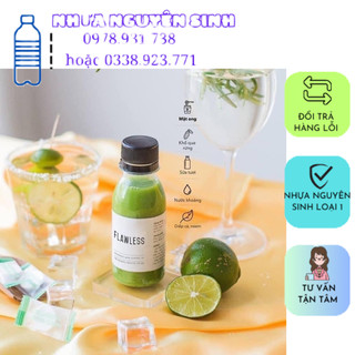 (Hoả Tốc HN) 100 chai nhựa 100ml kèm nắp ren khóa chai nhựa nguyên sinh