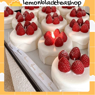 Nến Thơm Bánh Kem Dâu Tây Qùa Tặng Sinh Nhật, Lễ Tốt Nghiệp | lemonblackteashop