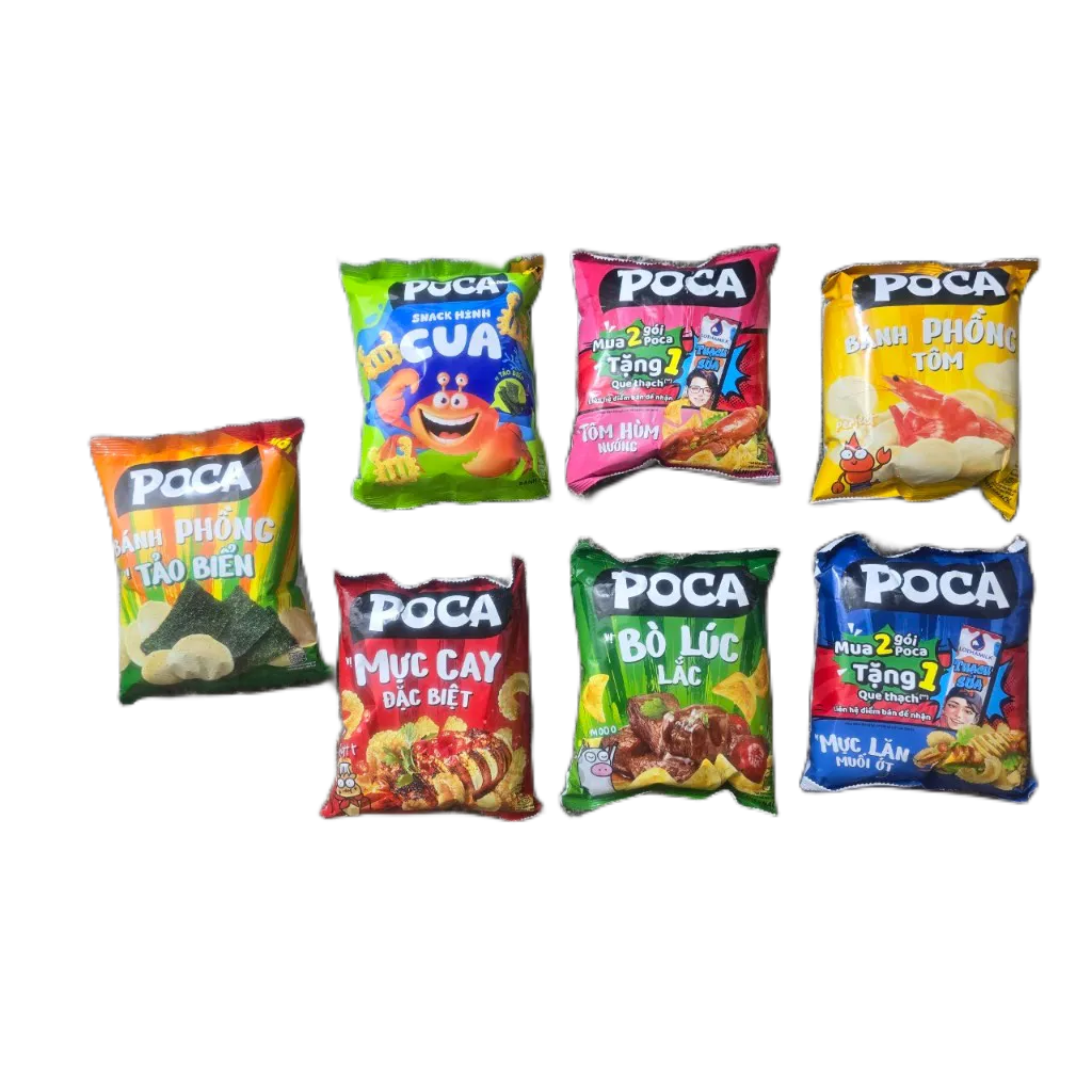 4 Gói Snack Poca các vị 29gr