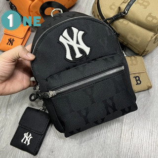 ( Chuẩn Hãng ) Balo Mini MLB NY Monogram Nylon Jacquard Backpack Full Tag Mac