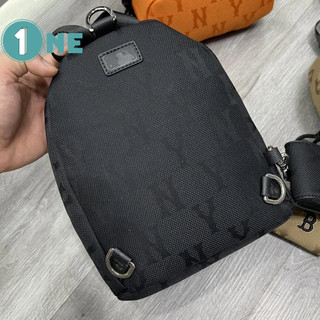 ( Chuẩn Hãng ) Balo Mini MLB NY Monogram Nylon Jacquard Backpack Full Tag Mac