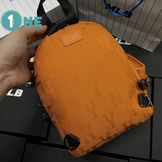 ( Chuẩn Hãng ) Balo Mini MLB NY Monogram Nylon Jacquard Backpack Full Tag Mac