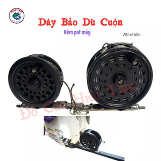 Dây bảo hiểm cần câu đài, dây bảo hiểm cần câu trợ máy kèm pat inox 25m và 40m xịn xò tiện lợi