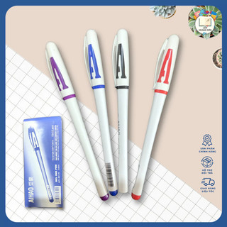 Bút Bi Nước Chữ A Ngòi 0.5mm Viết Trơn Đều Các Màu Đẹp