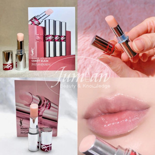 [Trial Size - SEPHORA] Son Dưỡng YSL Rouge Volupte Candy Glaze Lip Balm - Màu 02 Sweet Pink 1g