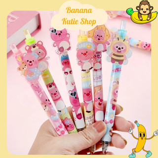 Bút bi bấm loopy, bút bi bấm mực gel, bút bi bấm văn phòng, bút bi học sinh