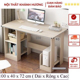 Bàn Học Bàn Làm Việc Có Ngăn Để Cây Thân Máy Tính Có Ngăn Để Sách Bàn Văn Phòng