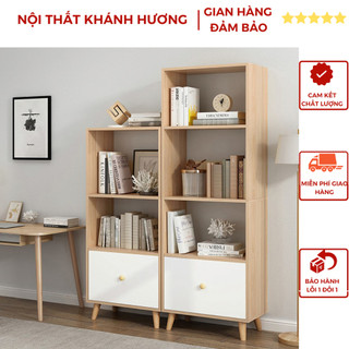Tủ - Kệ Sách Đứng Phong Cách Bắc Âu Hiện Đại Sang Trọng Nhiều Kích Cỡ
