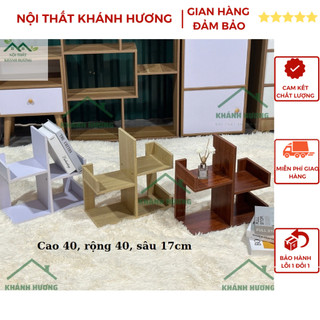 KỆ SÁCH ĐỂ BÀN LẮP GHÉP XƯƠNG RỒNG MINI