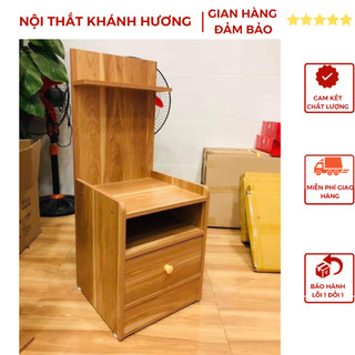 Tủ - Tap Để Đầu Giường Có Thanh Lưng Gỗ Công Nghiệp Nhập Khẩu