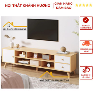 Tủ Kệ Ti Vi Nội Thất Khánh Hương Gỗ Công Nghiệp Nhập Khẩu Chân Gỗ Kích Thước 120x42x30cm Sang Trọng