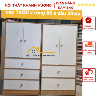 Tủ Đựng Quần Áo Cho Bé Gỗ Công Ngiệp Nhập Khẩu Kích Thước 120x60x30cm