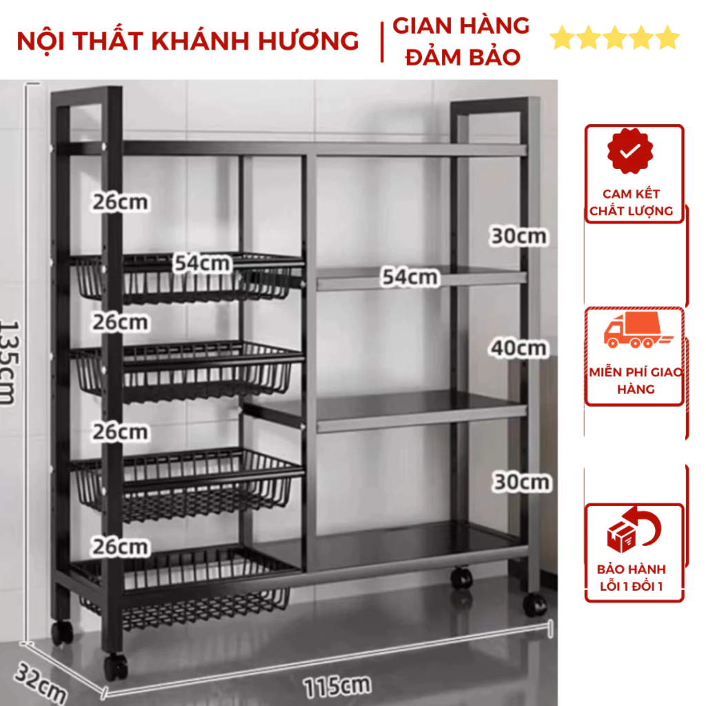 Kệ Để Lò Vi Sóng Mẫu Mới Nhất Khung Thép Sơn Tĩnh Điện Cao Cấp