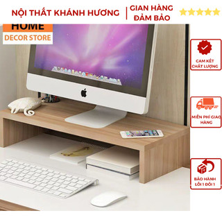 KỆ ĐỂ ĐỒ DECOR - SÁCH - MÁY TÍNH LẮP GHÉP - MÀU VÂN GỖ