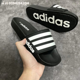 Dép Adidas quai Ngang Bản đế gầm trơn. Dép nam nữ hottrend 2024