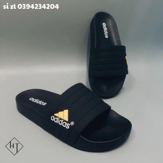 Dép Nam Nữ Adidas, Dép das béo đen,xám đế adidas vân nổi
