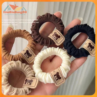 Chun buộc tóc gấu phong cách hàn quốc,dây buộc tóc siêu dễ thương