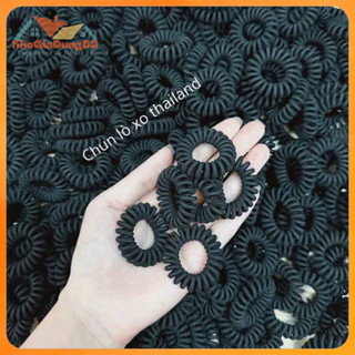 Dây buộc tóc xoắn lò xo tạo phồng thái lan siêu bền chắc