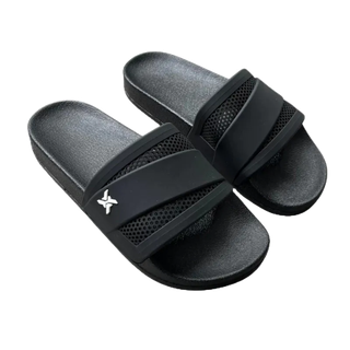 Dép nam nữ quai cao su, dép XT YOFEET ĐEN PHỐI LƯỚI Mã: XT150