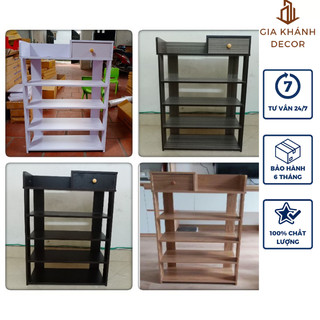 KỆ ĐỂ GIÀY GỖ 5 TẦNG NHIỀU MÀU HÀNG CÓ SẴN