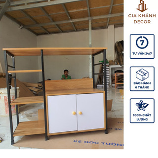 💥MIỄN PHÍ VẬN CHUYỂN💥 KỆ NHÀ BẾP - KỆ ĐỂ LÒ VI SÓNG - ĐA NĂNG - LẮP GHÉP TIỆN LỢI 🔥 - Khung Đen
