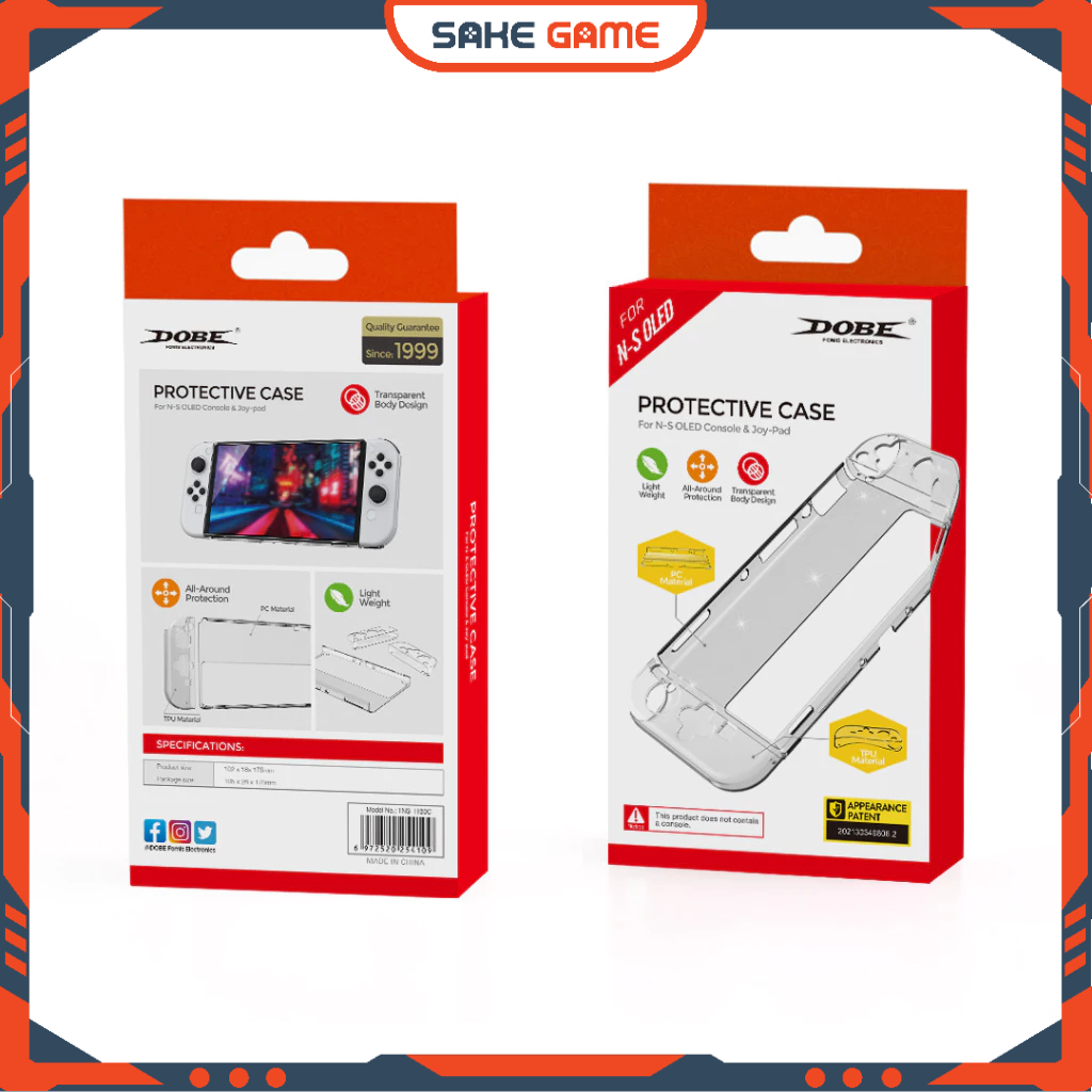 Ốp Nintendo Switch Oled Dobe TNS-1133C Case Nintendo Switch Oled Dobe Ốp Switch Oled Case Switch Ole