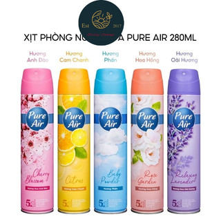   5 HƯƠNG  Nước hoa xịt phòng Pure Air 280ml 