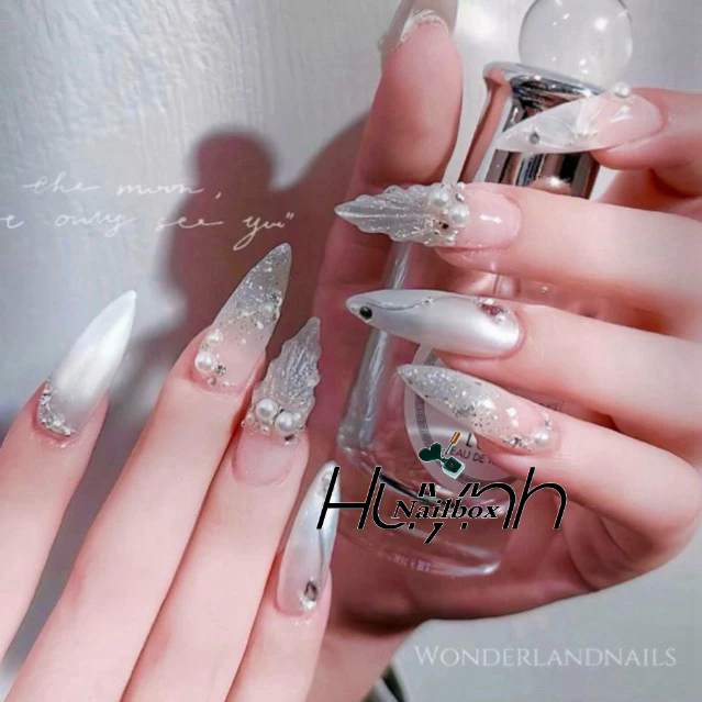 Nailbox Móng Úp Thiết Kế [ Nailbox Cô Dâu_Nailbox Đi Tiệc_Nailbox Sang Chảnh]