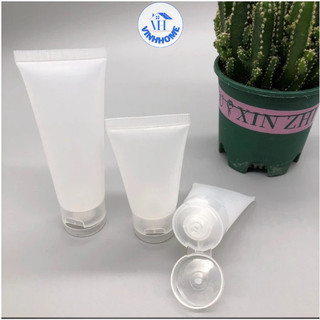 Tuýp nhựa trong chiết mỹ phẩm 30ml / 50ml / 100ml - chai lọ tuýp đựng sữa rửa mặt , chiết sữa tắm , đựng gel