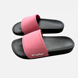 [Choice] Dép Nam Nữ XT YOFEET XT37 Màu Đen Quai Hồng