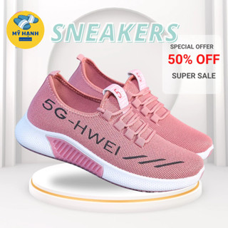 Giày Nữ SNEAKER HWEI Kiểu dáng thể thao, Giày thể thao nữ SPN13
