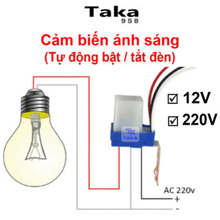 Công tắc cảm ứng ánh sáng cảm biến as thông minh tự động bật tắt giúp tiết kiệm điện AC220v 10A SS-LS