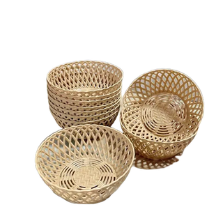 [Choice] Rổ tròn mây nhựa Việt Nhật NH371 size nhỏ 15cm