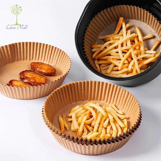50 khay giấy lót chống dính nồi chiên không dầu la fonte 16m* 4.5cm