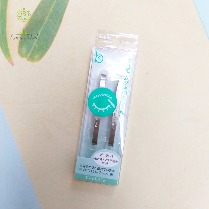 [KAI] Set 2 nhíp inox KAI hàng Nhật (Rất Dễ Nhổ)