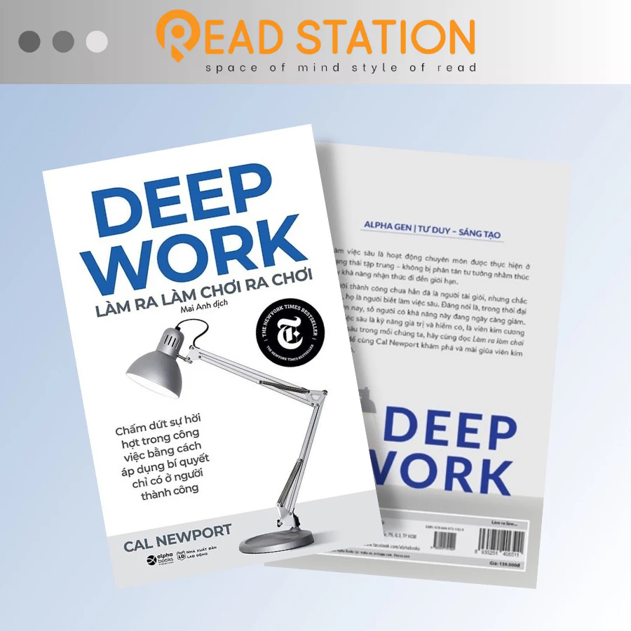 Sách: Deep Work - Làm Ra Làm Chơi Ra Chơi
