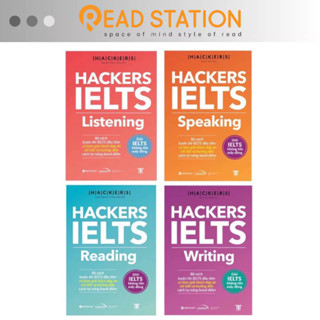 Sách: Hackers IELTS: Listening (Có File Nghe) + Reading + Writing + Speaking (Combo/Lẻ 4 Cuốn, Tái Bản Mới Nhất - G
