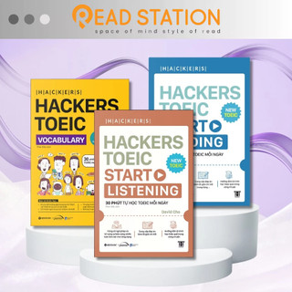 Sách combo: hackers toeic: vocabulary + reading + listening - phương pháp ôn luyện toeic hiệu qủa chỉ 30 phút mỗi ngày