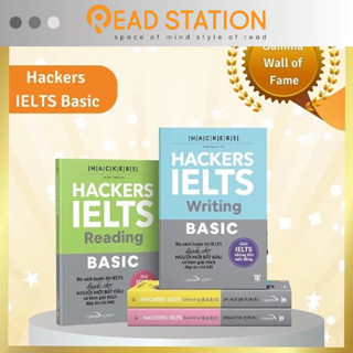 Sách: Hackers IELTS Basic: Listening + Reading + Speaking + Writing (Combo/Lẻ Bộ 4 Cuốn)