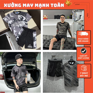 Bộ quần áo nam đát xám nâu viền toàn thân siêu chất - bộ quần áo nam đát phối viền sọc quần siêu nét