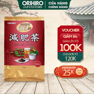 Trà Genpi hỗ trợ giảm mỡ thừa Orihiro Nhật Bản 60 gói/túi
