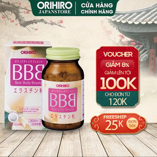 Viên uống BBB ORIHIRO Nhật Bản Best Beauty Body tăng kích thước và săn chắc ngực, 300 viên/hộp